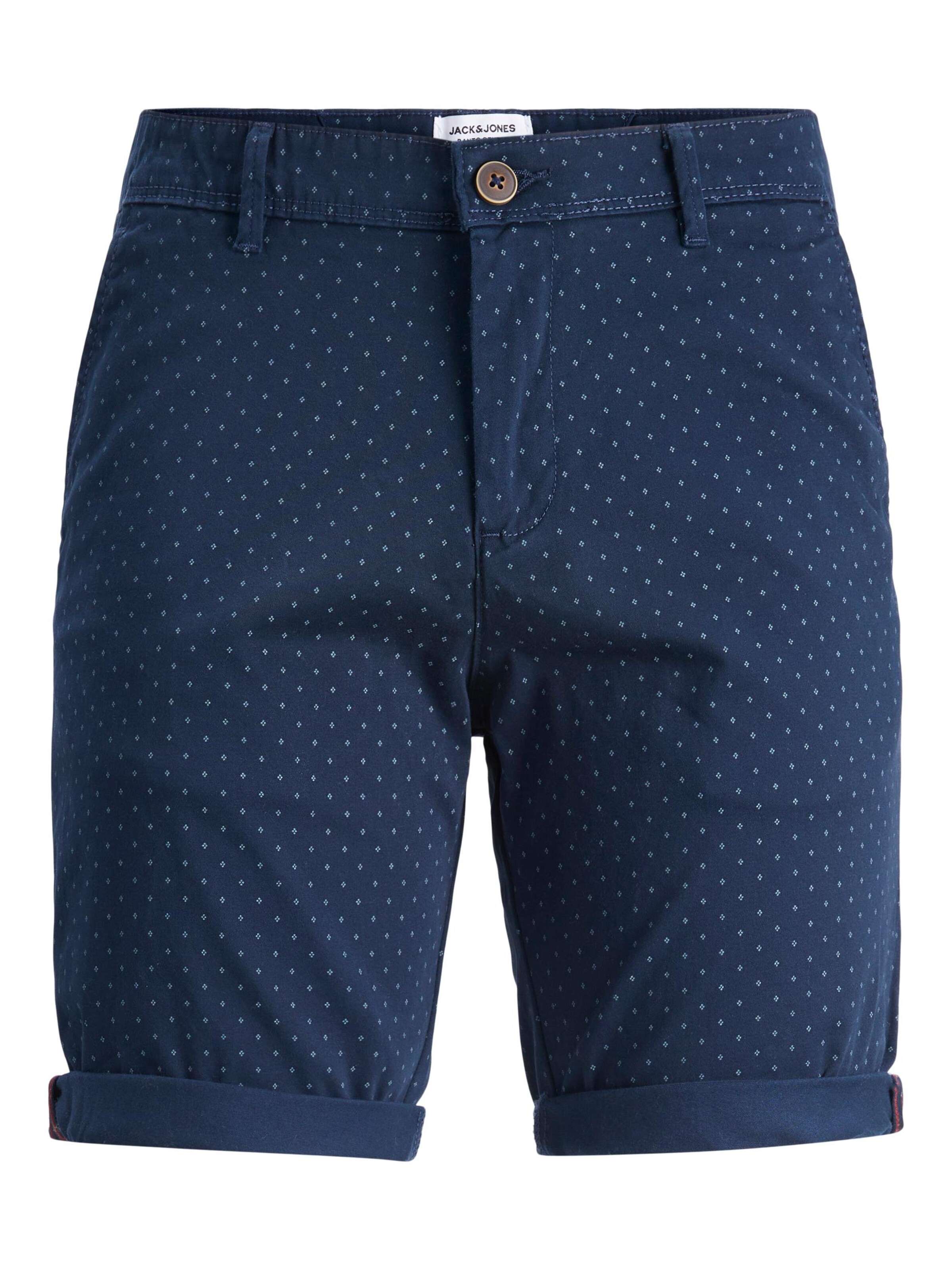 JACK & JONES Chino Pants 'JPSTBowie' in Blue: front