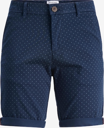 JACK & JONES - Calças chino 'Bowie' em azul: frente