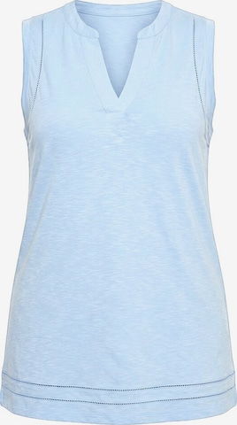 MIAMODA Sticktop in Blau: Vorderseite