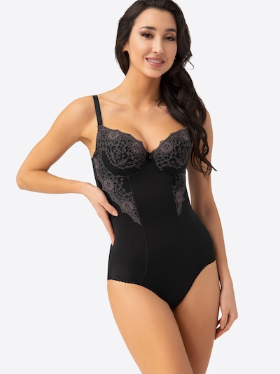 Gorsenia Body '184 Livia' in schwarz, Produktansicht