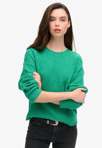 Pull-over Superdry en vert : devant