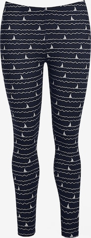 Ulla Popken Leggings in Blauw: voorkant