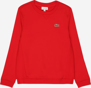 LACOSTE Sweatshirt in Red: front