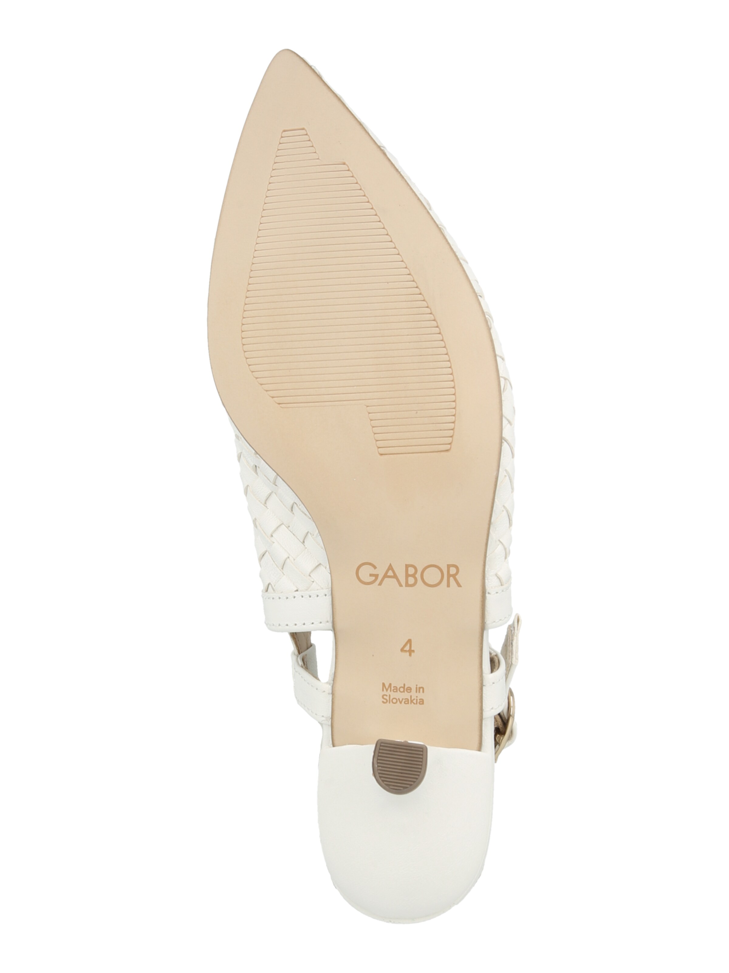 GABOR Лодочки с открытой пяткой в Белый