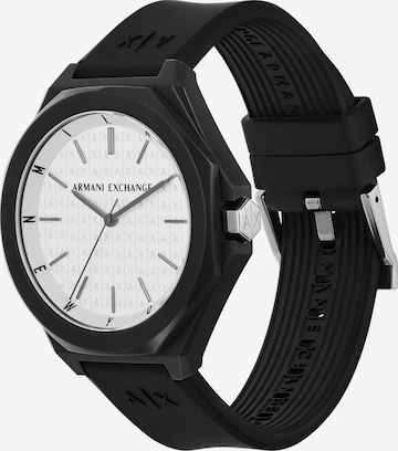 ARMANI EXCHANGE Analoguhr in Schwarz