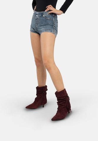 Salinyang Støvletter i rød