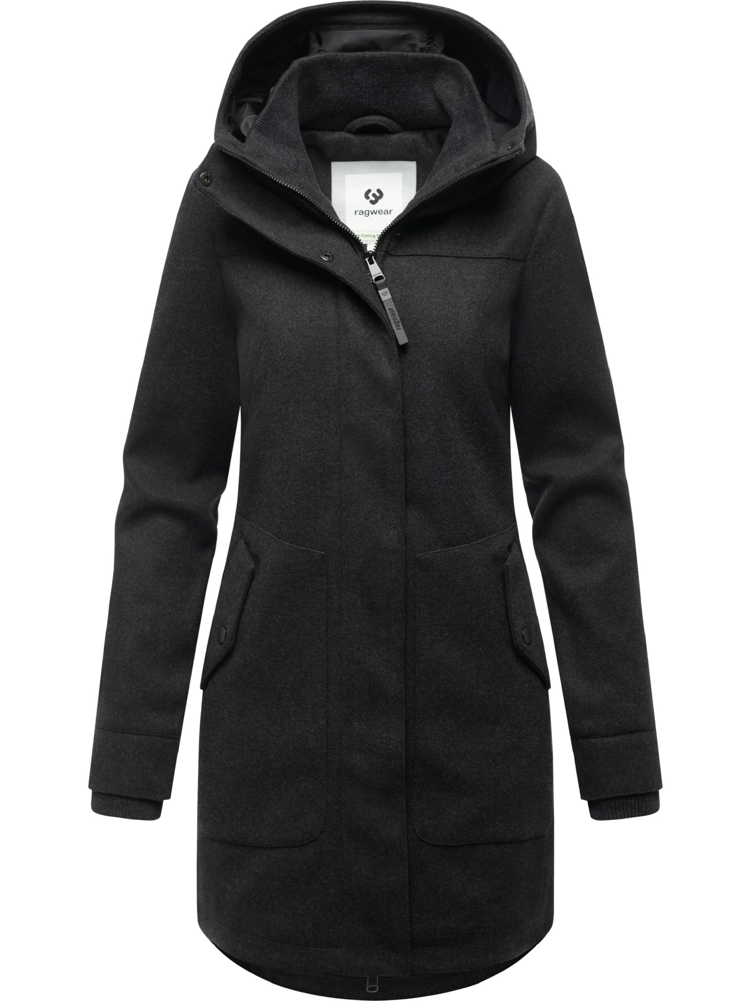 Ragwear Between-seasons coat 'Janesha' in Grey