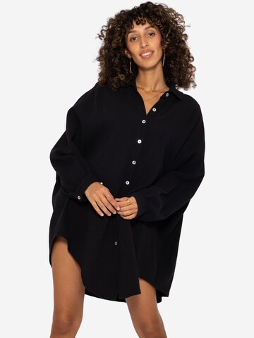 SASSYCLASSY Bluse in Schwarz