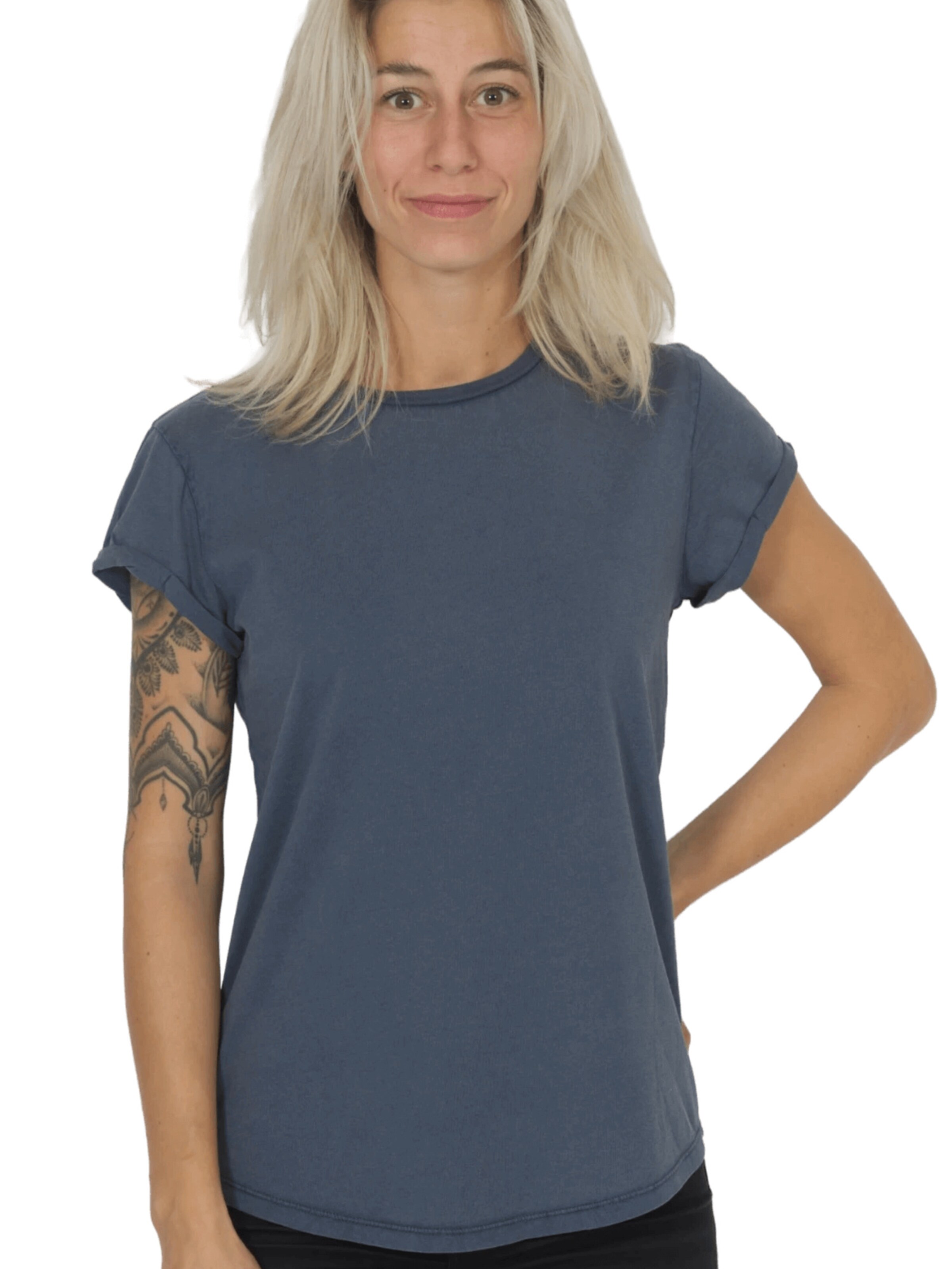 Life-Tree Shirt in Blue: front