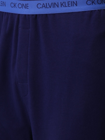 Calvin Klein Underwear Tapered Pyjamabroek in Blauw