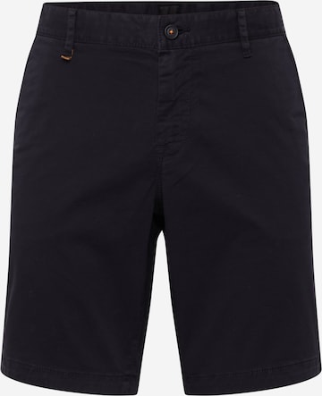 BOSS Orange Regular Chino trousers in Black: front