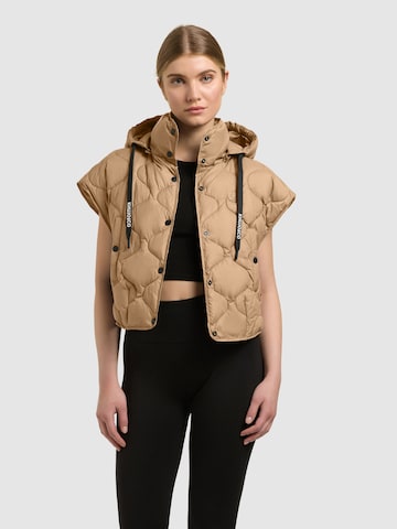 Gilet 'NINGA' di khujo in marrone: frontale