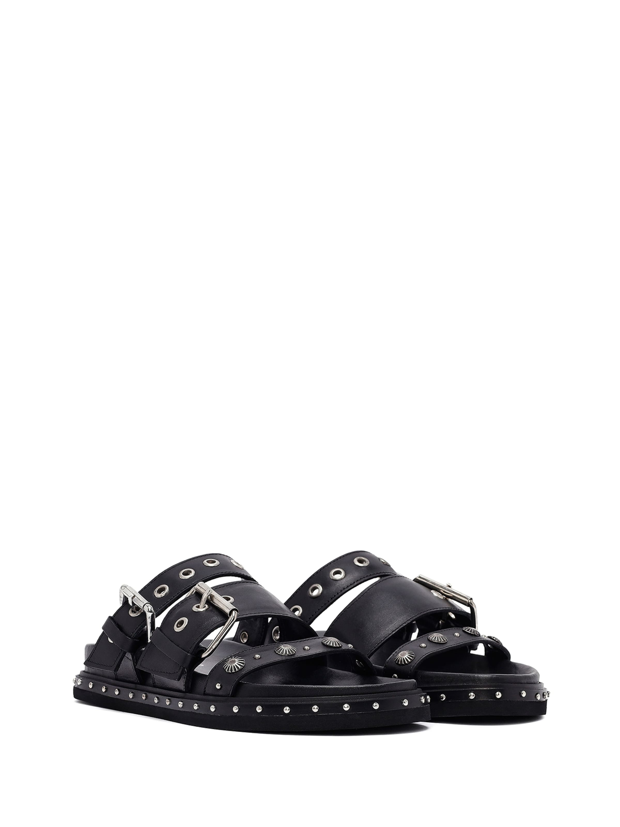 Derimod - Zapatos abiertos en negro