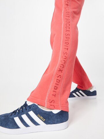 Regular Pantalon 'Into The Blue' Soccx en rouge