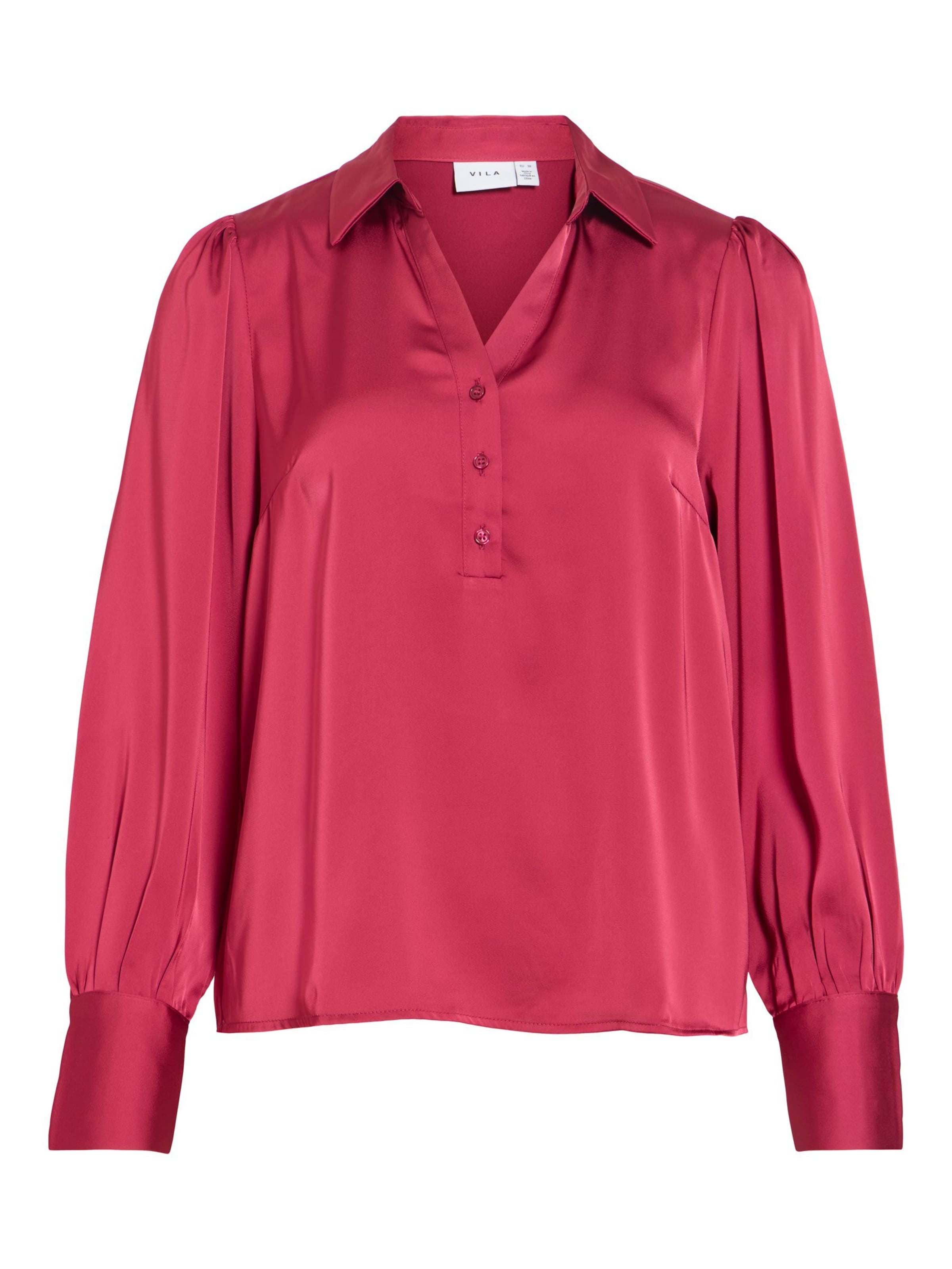 VILA Bluse 'VIEnna' i rød: forside