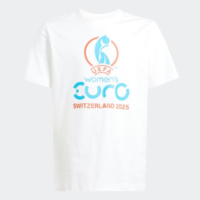 ADIDAS PERFORMANCE Toiminnallinen paita 'UEFA Women's EURO25' värissä sininen / oranssi / valkoinen, Tuotenäkymä