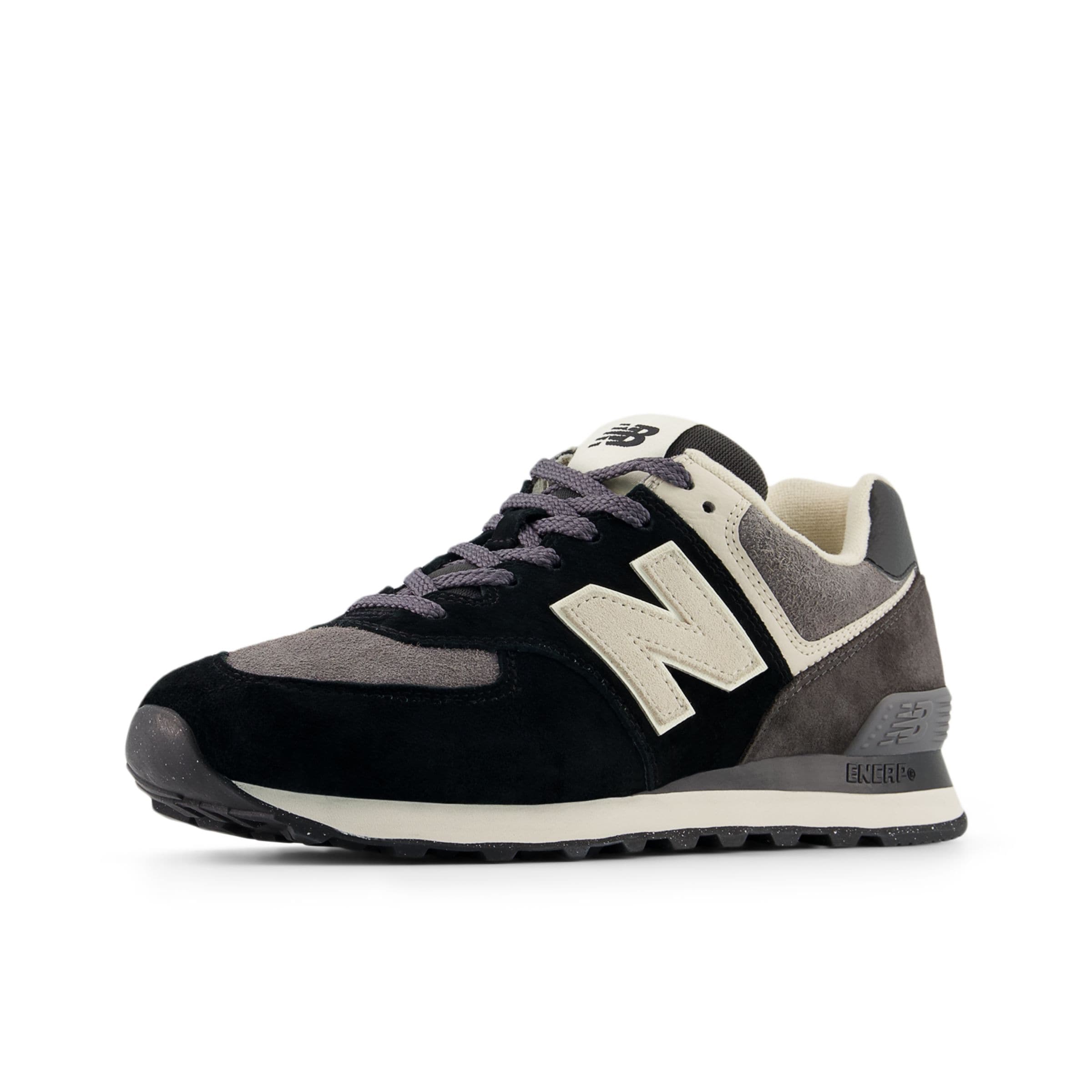 new balance Platform trainers '574' in Black: front