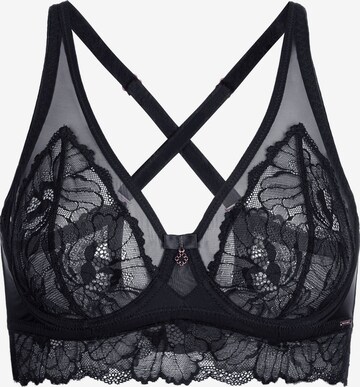 Bustier Soutien-gorge 'MYSTIC DAHLIA' Marc & André en noir : devant