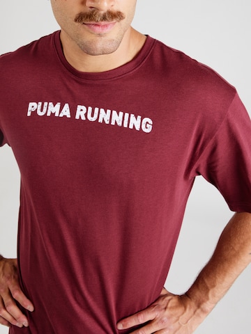 PUMA Funkcionalna majica | rdeča barva