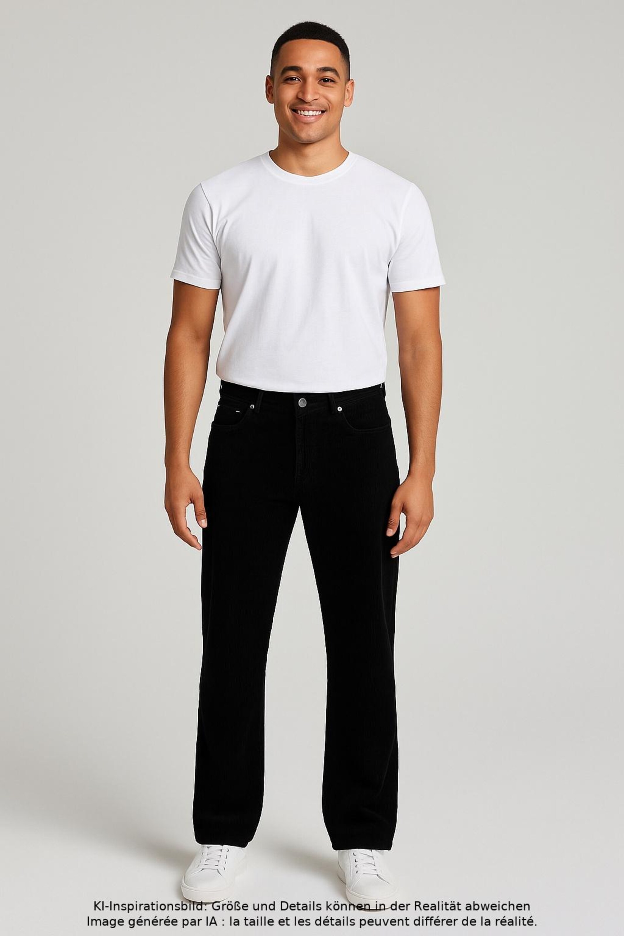 BOSS Black Pants in 32 in Black: front