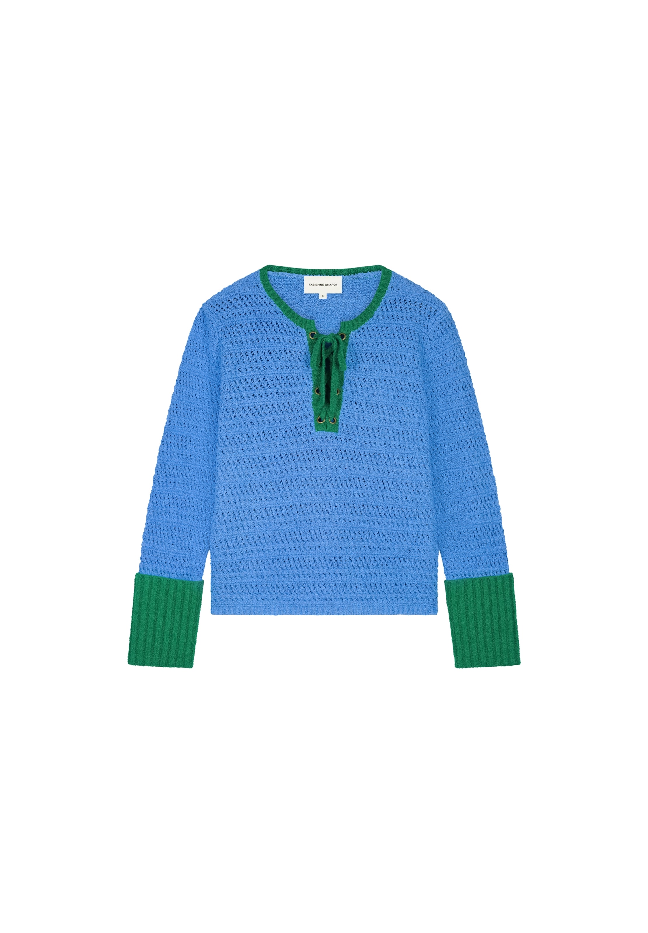 Fabienne Chapot Trui in Blauw: voorkant