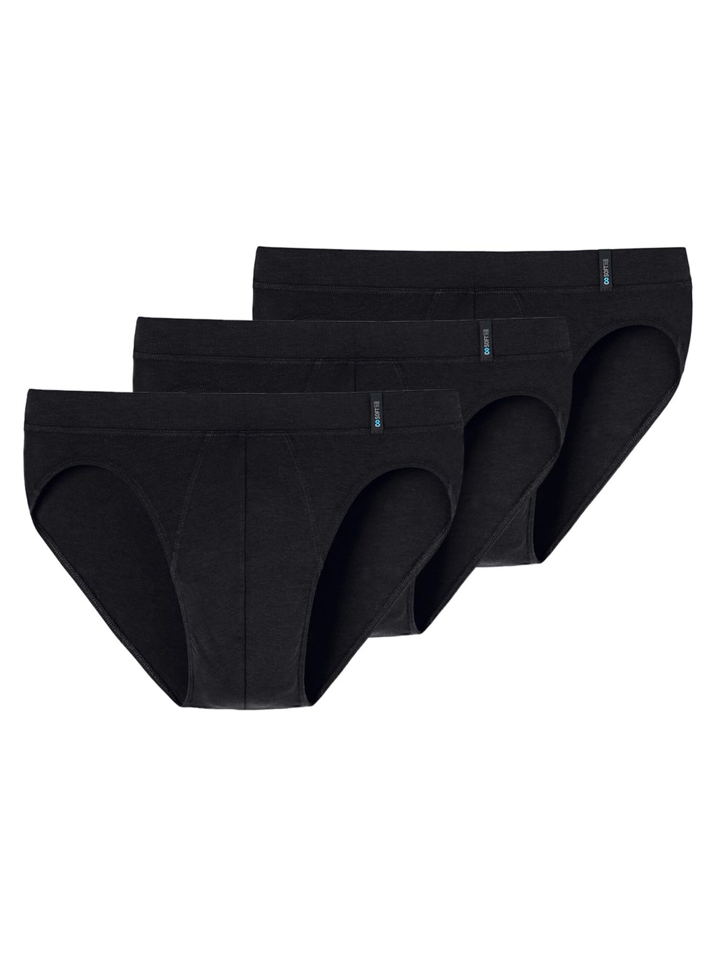 SCHIESSER Slip 'Long Life Soft' in Blauw: voorkant