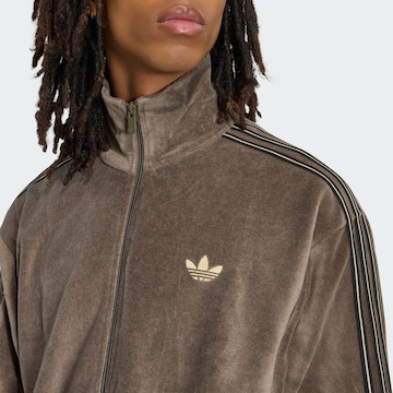 ADIDAS ORIGINALS Fleece jas 'Firebird' in Bruin