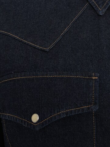 Lee Φθινοπωρινό και ανοιξιάτικο μπουφάν 'CROPPED WESTERN SHIRT' σε μπλε