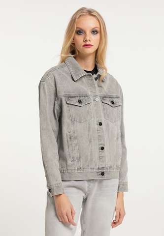 myMo ROCKS Between-Season Jacket in Grey: front