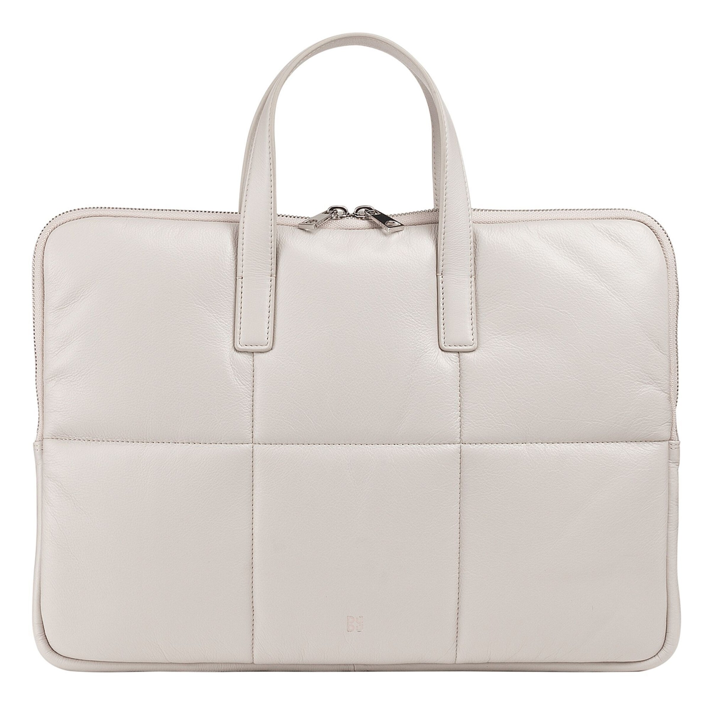 DuDu Laptoptas in Wit: voorkant