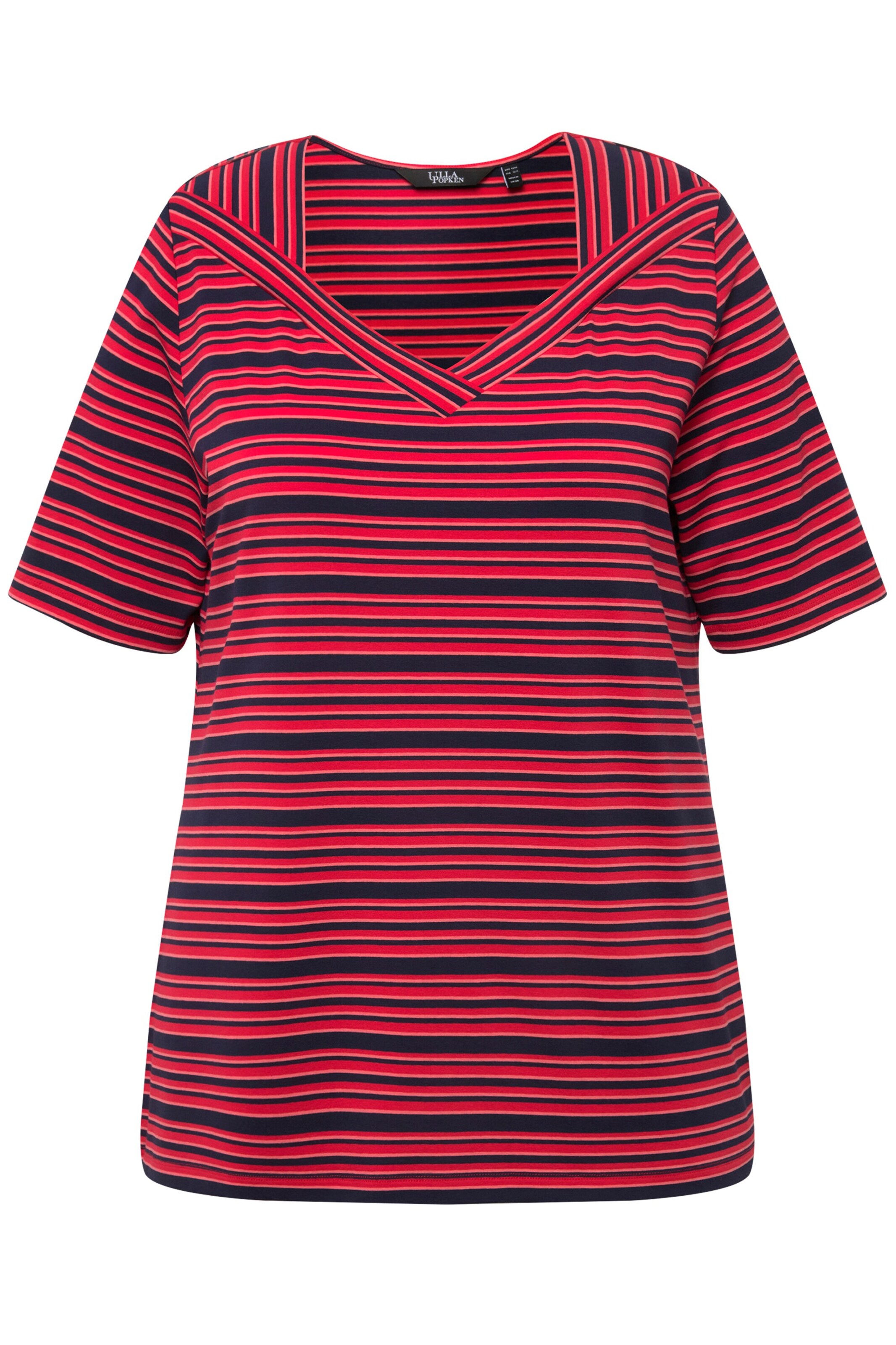 T-shirt Ulla Popken en rouge : devant