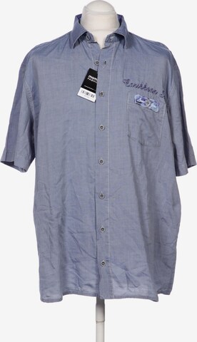 SIGNUM Button Up Shirt in XL in Blue: front