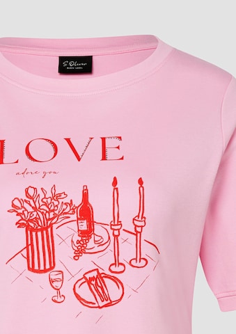 s.Oliver Red Label Plus Shirt in Pink