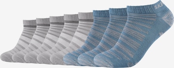 SKECHERS Ankle Socks in Blue: front