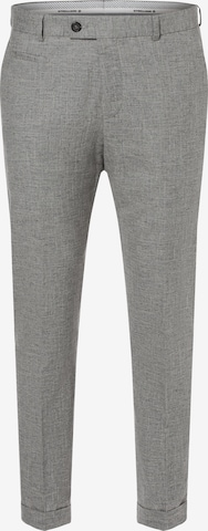 STRELLSON Pleated Pants 'Luc' in Grey: front