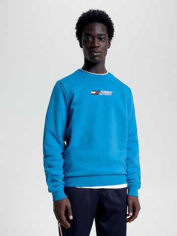 Tommy Hilfiger Sport Athletic Sweatshirt in Blue: front