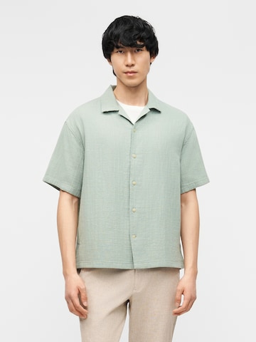 GAP Comfort Fit Πουκάμισο σε πράσινο: μπροστά