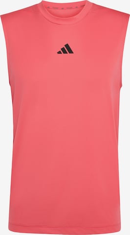 Tricou funcțional 'D4T Power' de la ADIDAS PERFORMANCE pe roz: față