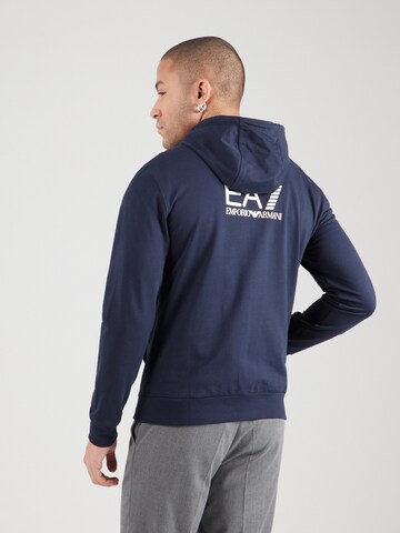 Giacca di felpa di EA7 Emporio Armani in blu