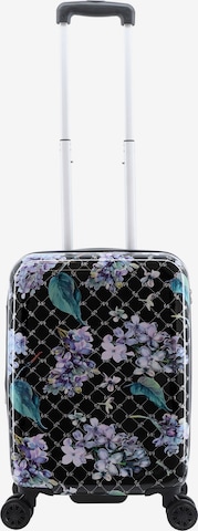 ELLE Suitcase 'Floret' in Black: front