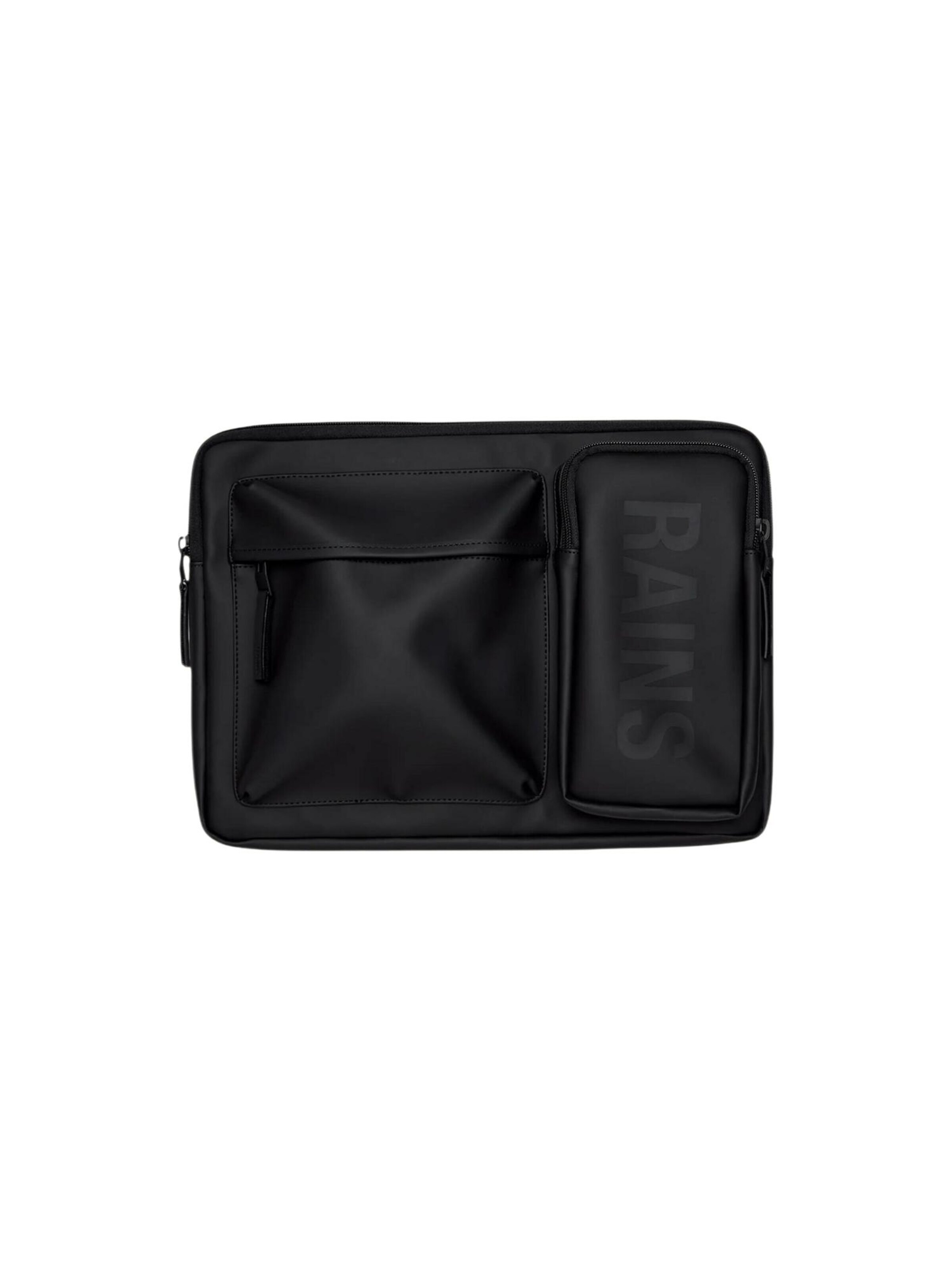 Borsa per laptop 'Texe Lptop Cse 15''/16'' W1 UNISEX 16670' di RAINS in nero: frontale