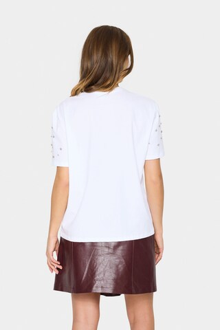 SAINT TROPEZ - Camisa ' Lyciana' em branco