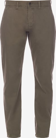 Le Temps Des Cerises Slimfit Broek 'Cesar' in Bruin: voorkant