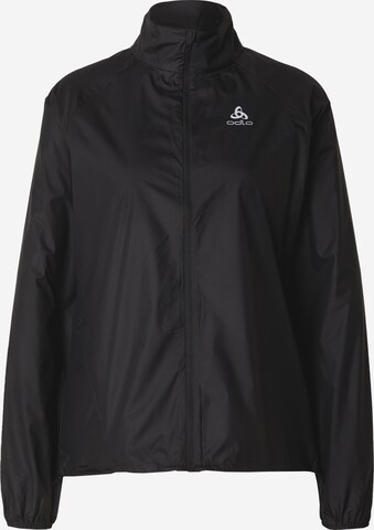 ODLO Athletic Jacket in Black: front