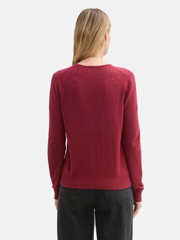 Pull-over TOM TAILOR en rouge