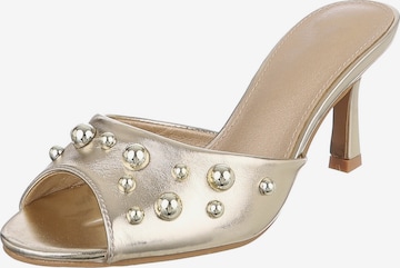 Ital-Design Pantolette in Gold: Vorderseite