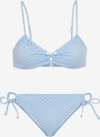 LSCN by LASCANA Bustier Bikini värissä sininen: etupuoli