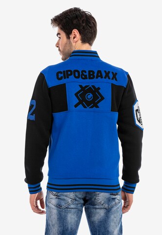 CIPO & BAXX Sweatjacke in Blau