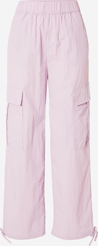 Nasty Gal Regular Cargo trousers in Purple: front