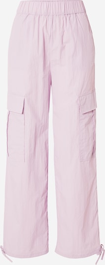 Nasty Gal Pantalon cargo en lilas, Vue avec produit